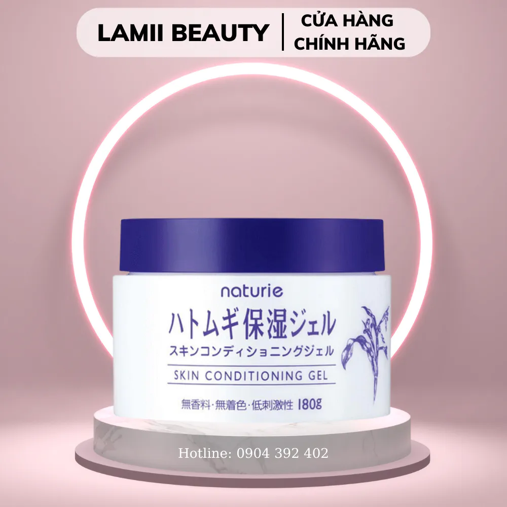 Gel Dưỡng/ Kem dưỡng Da Ý Dĩ Naturie Hatomugi Skin Conditioning Gel - Lamii Beauty
