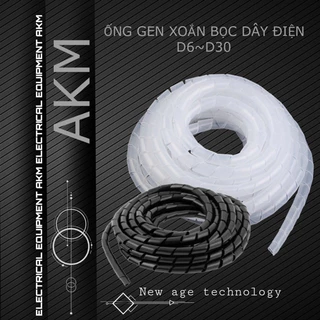 Ống xoắn bọc dây điện TỪ PHI 6 ĐẾN PHI 30 AKM