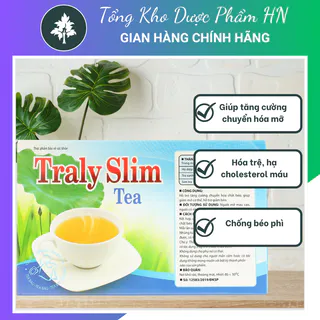 Trà Giảm Cân Traly ﻿﻿﻿﻿tăng cường chuyển hóa mỡ, hóa trệ, hạ cholesterol máu, chống béo phì Tổng Kho Dược Phẩm Hà Nội