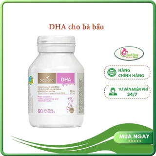 Dha cho bà bầu Bioisland date xa 60 viên