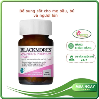 Viên sắt bầu blackmores IRON 30 viên date xa