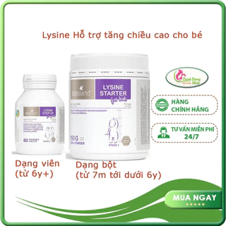 Lysine Bioisland hỗ trợ tăng chiều cao cho bé