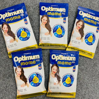 10 gói sữa bầu Optimum Mama Gold gói 43g dạng gói dùng thử date 3/2025