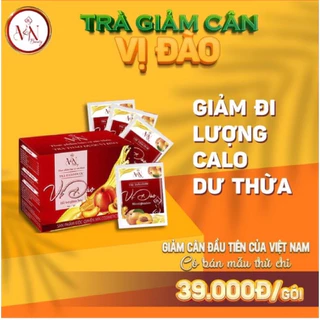 (1 Gói) Trà giảm cân vị đào thơm dễ uống - giảm cân an toàn Chính hãng