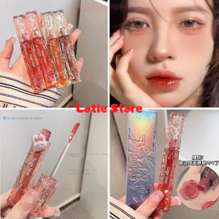 Son bóng Gege Bear lip glaze hiệu ứng tráng gương dưỡng ẩm môi chính hãng nội địa Trung