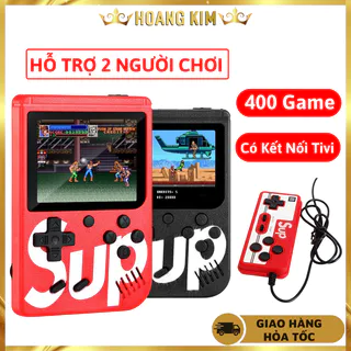 Máy chơi game cầm tay Sup 400 game, máy chơi game 2 người chơi cầm tay, kết nối tivi kèm tay cầm chơi game 2 người