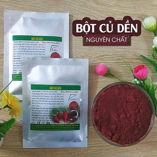 [FREESHIP 99K TOÀN QUỐC Bột Củ Dền Gói (100g) Sấy Lạnh Nguyên chất 100% từ củ dền đỏ dùng tạo màu đỏ hồng cho thực phẩm