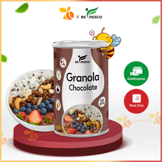 Ngũ Cốc Giảm Cân Ăn Kiêng Granola Siêu Hạt Mix Sữa Chua Sấy Khô Befresco Vị Chocolate (300G)