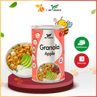 Ngũ Cốc Giảm Cân Ăn Kiêng Granola Siêu Hạt Mix Sữa Chua Sấy Khô Befresco Vị Táo (300G)