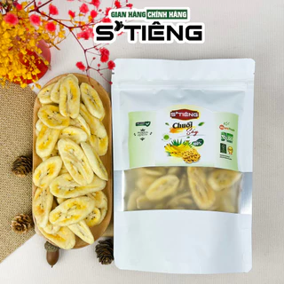 250Gr Chuối Sấy Giòn Nguyên Miếng STIÊNG Giòn Ngon Ngọt