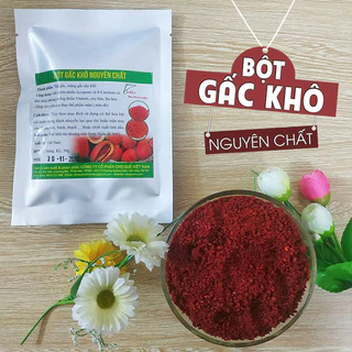 Bột Gấc Gói 50g nguyên chất 100% từ màng gấc thịt gấc hàng chọn loại 1 chuyên dùng nấu xôi gấc, làm bánh kẹo, thạch