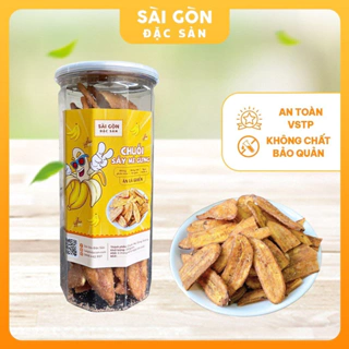 Chuối Sấy Mè Gừng Giòn Tan 280Gam Loại đặc biệt thơm ngon đậm vị Đồ Ăn Vặt Sài Gòn Đặc Sản