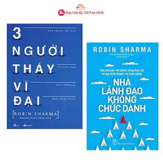 Combo Sách Ba Người Thầy Vĩ Đại + Nhà Lãnh Đạo Không Chức Danh (Bộ 2 Cuốn)