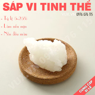 Sáp Vi Tinh Thể Microcrystalline Wax Làm Nến Ly (Micro Wax) - Phụ Gia Làm Nến Thơm Hàn Quốc