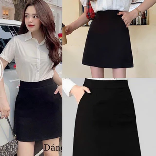 Chân váy A có túi ( có quần trong) Bigsize 60-90 ký, thời trang nữ dành cho khách ngoại cỡ