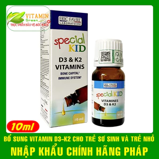 Special kid vitamin D3 K2 nhỏ giọt giúp bé tăng cường hấp thu canxi | Nhập khẩu chính hãng Pháp