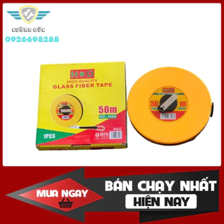 Thước dây cuộn 50m - Thước vải, thước đo, thước mét, thước thổ chính hãng HD