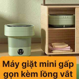 Máy giặt mini gấp gọn tiện lợi , vừa giặt vừa kháng khuẩn bằng tia uv