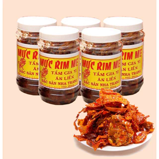 [ Combo 5 hũ ] Mực Rim Me Nha Trang ( 200G/1 HŨ )