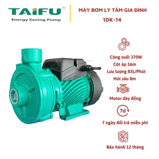 Máy bơm nước ly tâm 370W (0.5HP) TAIFU 1DK-14 - Bảo hành 1 năm ( Cam kết hàng chính hãng )