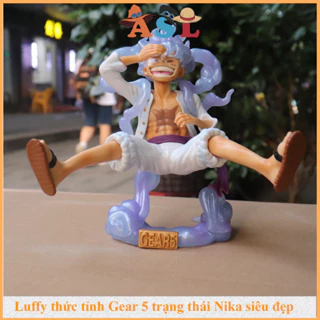 Mô hình One Piece Luffy Gear 5 thức tỉnh trạng thái Nika siêu đẹp 16Cm - Thế giới Mô Hình Anime