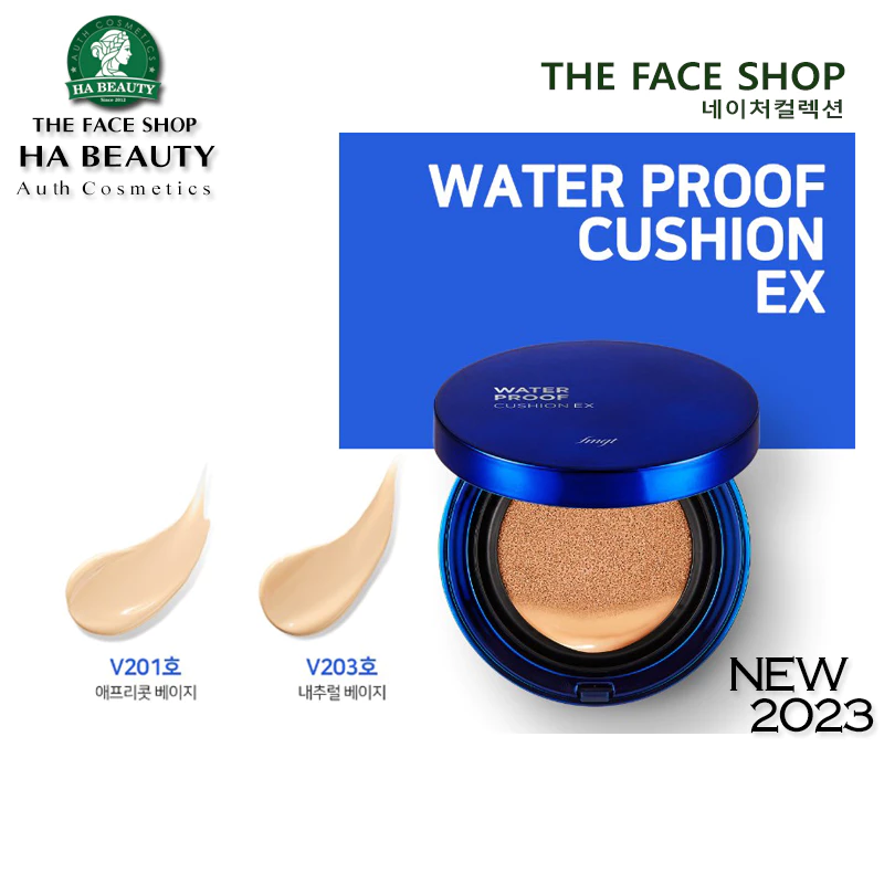 Phấn nước trang điểm lâu trôi THE FACE SHOP fmgt WATER PROOF CUSHION EX SPF50+PA++++ 15g