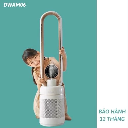 Quạt Không Cánh Phun Sương Lọc Không Khí DWAM06 – 32 Tốc Độ Gió –Khử Mùi Khử Trùng UV-Thiết Kế Cải Tiến 2023