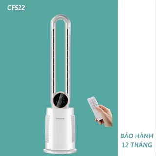 Quạt không cánh loc không khi khử mùi CFS22- 12 tốc độ gió hiển thị nhiệt độ ngoài trời hẹn giờ thông minh