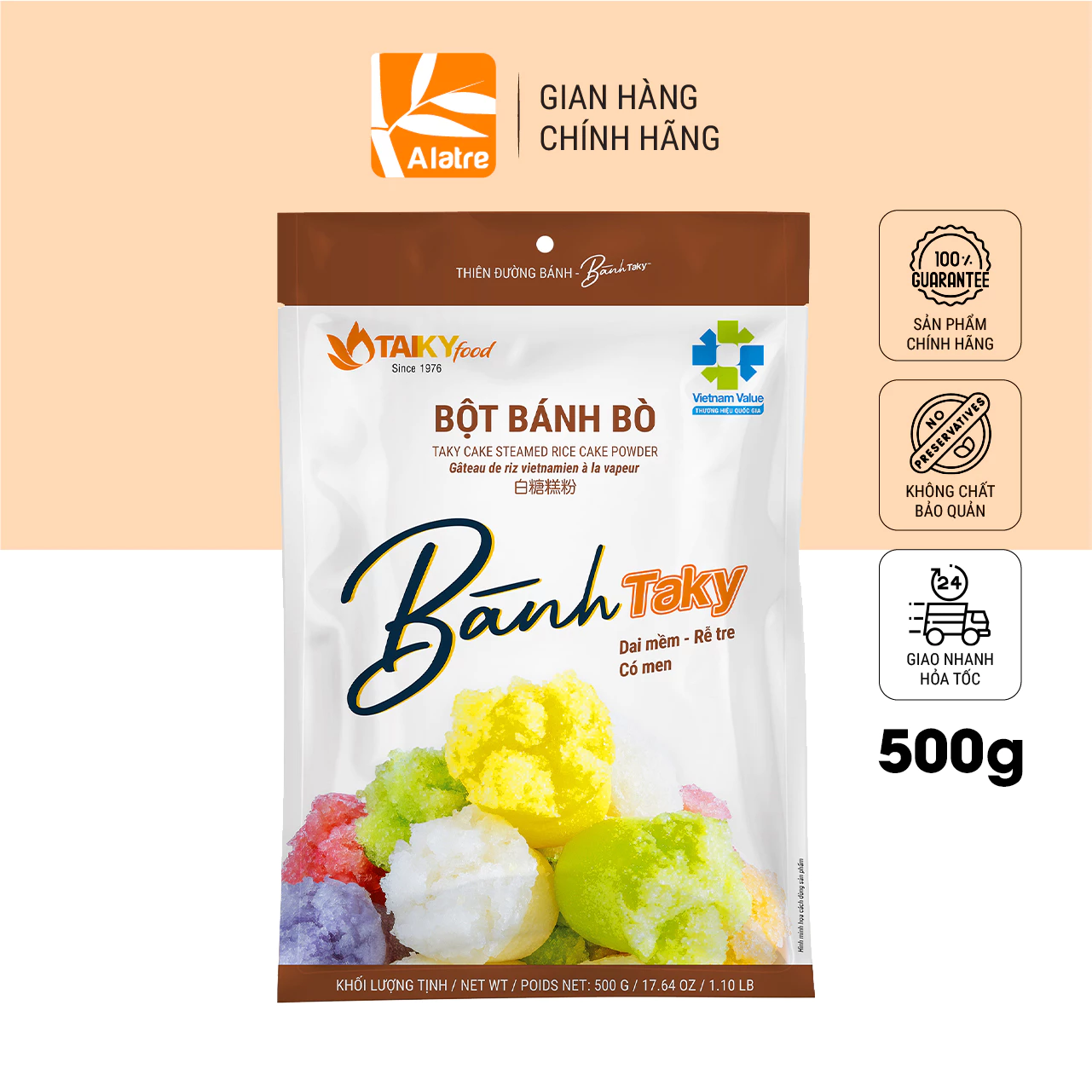 Bột bánh Bò TÀI KÝ - Tặng Gói Men - Hàng Chính Hãng, Date Mới Nhất!