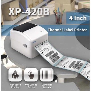 Máy in nhiệt Xprinter XP - 420B Cổng USB + WiFi in đơn hàng TMĐT từ điện thoại và máy tính