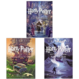 Sách - Harry Potter : Bộ 3 Cuốn Tập 1+2+3