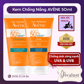 Kem chống nắng quang phổ rộng cho da thường, hỗn hợp nhạy cảm AVÈNE PROTECTION FLUID 50+ BLUE LIGHT (50ml)