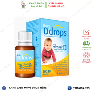 Vitamin D3 Drops Canada (2.5ml) giúp phát triển xương răng, tăng miễn dịch cho bé dưới 1 tuổi