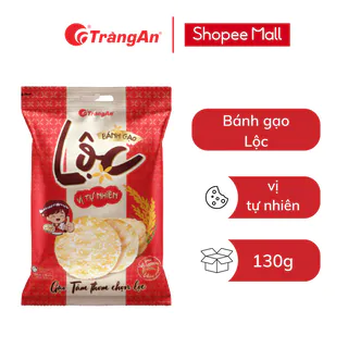 [Mẫu mới] Tràng An - Bánh gạo Lộc vị ngọt tự nhiên 130g