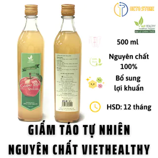 Giấm Táo Nguyên Chất Viet Healthy Chăm Sóc Cơ Thể  Trắng Da Cải Thiện Tiêu Hóa Hỗ Trợ Giảm Cân