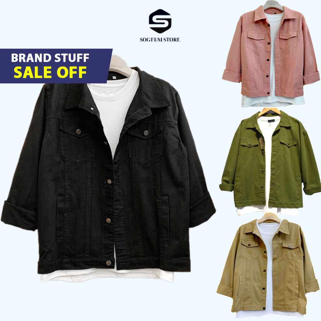 Áo khoác kaki unisex nam nữ nhiều màu cá tính phong cách ulzzang chống nắng cao cấp Sogeum Store