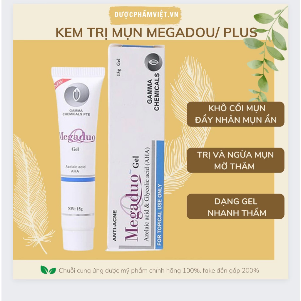 Gel Mụn Trứng cá Megaduo - Megaduo 15g