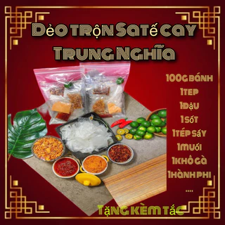 Bánh Tráng Dẻo trộn satế Trung Nghĩa