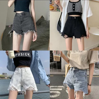 QUẦN SHORT JEAN RÁCH CÁ TÍNH