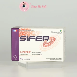 Sắt bột Sifer 60 gói dễ hấp thụ ( dùng an toàn cho bầu )