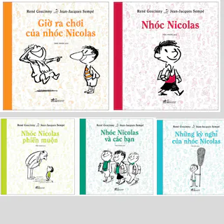 Sách - Combo  đủ bộ 5 cuốn Truyện Nhóc Nicolas