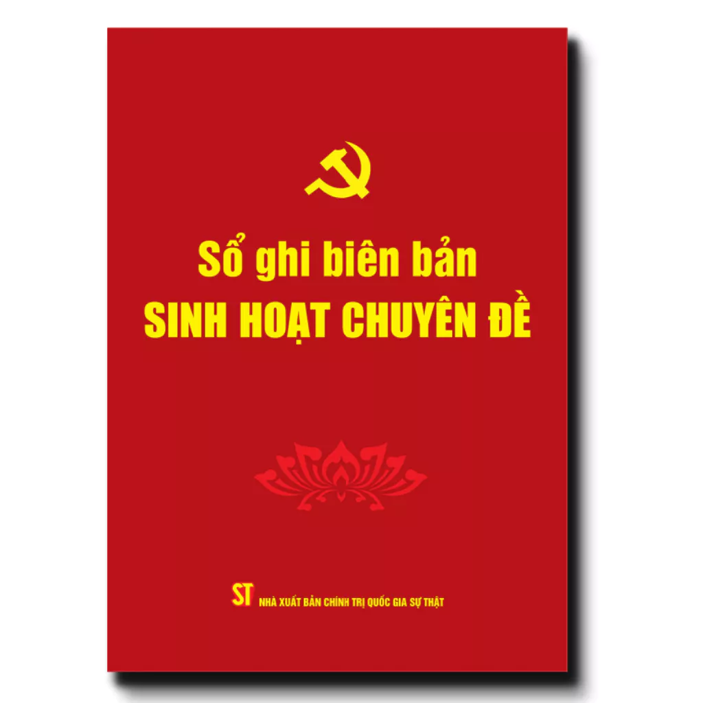 Sách - sổ ghi biên bản Sinh hoạt chuyên đề