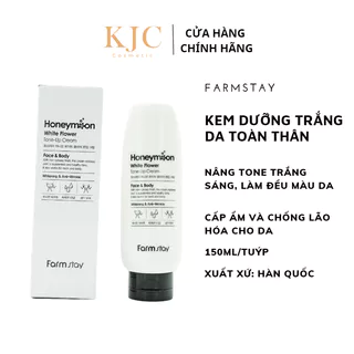 Kem Làm trắng toàn thân - FARMSTAY HONEYMOON WHITE FLOWER TONE-UP CREAM