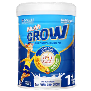 (Mẫu mới) Sữa bột Nutifood Nuvigrow 900g - dinh dưỡng tối ưu chiều cao