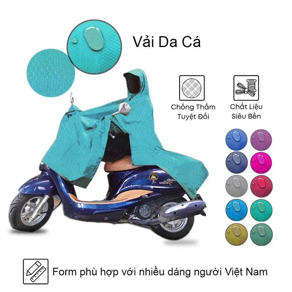 Áo Mưa Cánh Dơi Vải Dù Tổ Ong Cao Cấp Hàng Xưởng ( Áo Mưa Da Cá Chất Lượng Tốt Nhiều Màu Nhận Sỉ Số Lượng Lớn Giá Tốt )