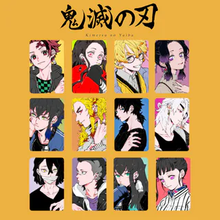 [ PHOTOCARD ] Thẻ Card Bo Góc Anime Kimetsu no Yaiba/Demon Slayer Character - Giấy Bìa Cứng - Có Màng Cán