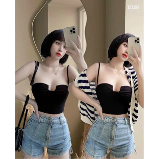 ÁO 2 DÂY GÂN KHOÉT NGỰC croptop - Z7U