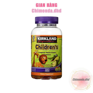 [Date 08/2025] Kẹo Bổ Sung Dinh Dưỡng dành cho bé KIRKLAND CHILDREN’S COMLETE MULTIVITAMIN GUMMIES hộp 160 viên