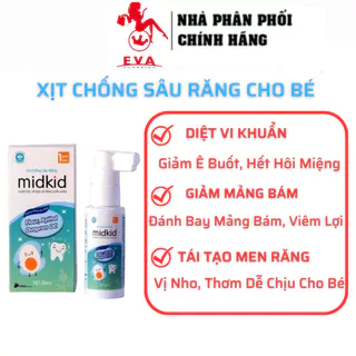 Xịt chống sâu răng - Ngừa sâu răng, hôi miệng, ố vàng răng cho bé (Lọ 30ml)