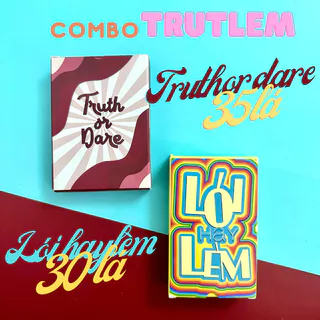 Combo bộ bài lói hay lèm truth or dare thách hay thật học đường cho bạn bè hài hước